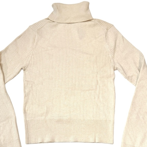J. Crew Tencel Lyocell-Blend Ribbed Turtleneck Sweater - Picture 9 of 15